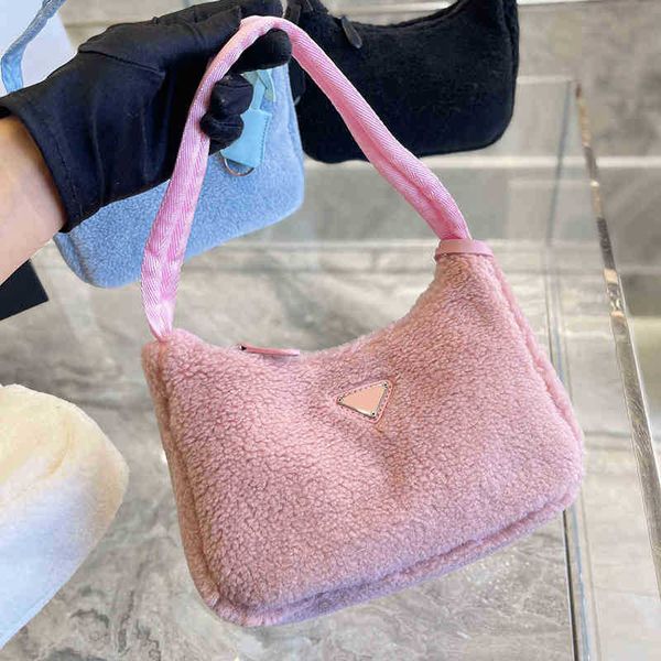 

evening bags totes pd plush handbag triangle designer women 5 solid color crossbody ladies clutches bridal wedding party purses