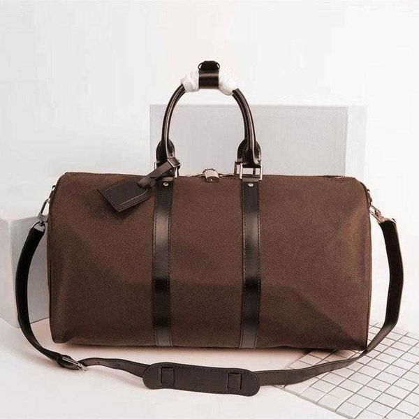 

travel bags 2022 men sell luggage 55cm classical pvc duffle for bag women s hand leather handbags large cross body suede hobo frye melissa s