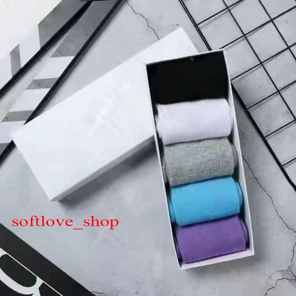 

mens womens luxury socks wool stockings high lone winter senior streets comfortable knee sock designer, Black