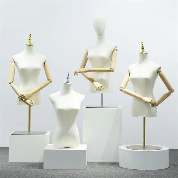 

8style whole body electroplating female cloth mannequin hand jewelry packaging props women clothing store display stand sitting posture mode, Khaki