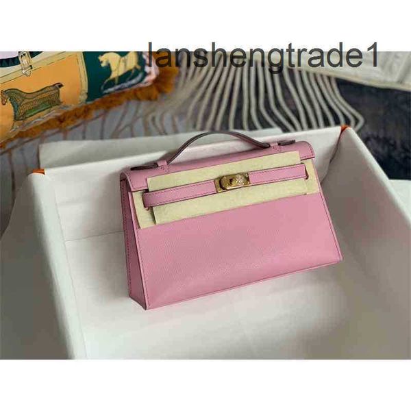 

ke1ly designer herme women bags generation mini epsom leather x9 mallow purple honey wax thread head handbag hand sewn in5v