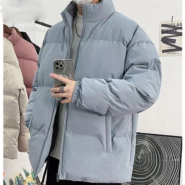 

2023women's coat cotton down jackets new pattern winter warm coat leisure time stand collar versatile, Black
