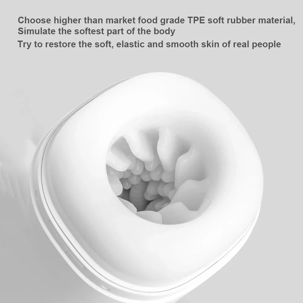 

costumes tryfun male masturbator lifelike vaginal variable speed 4 modes automatic heating maximum frequency 300 times/minute toys, Black