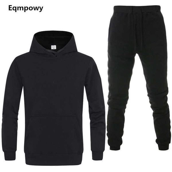 

men's tracksuit 2 sets of new fashion jacket sportswear men's sweatpants hoodies spring and autumn brand hoodies pants, Gray