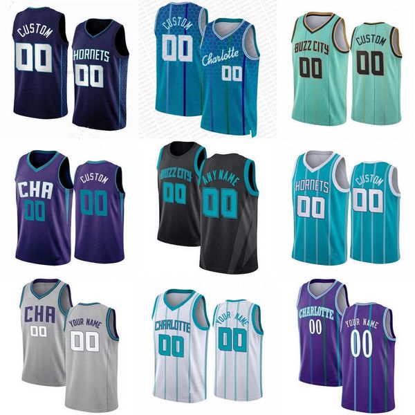 

charlotte''hornets''custom mens womens youth 7 bryce''mcgowens 25 p.j. washington''25 1 lamelo ball, Black;red