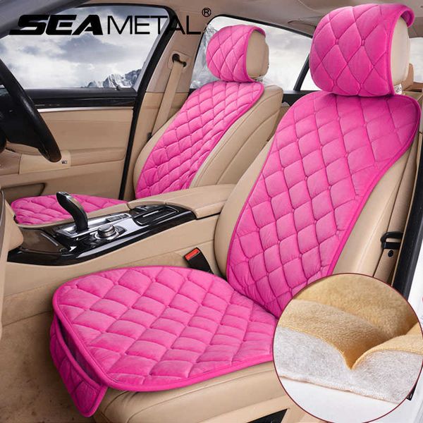 

car seat covers plush car seat covers universal winter warm seat cushion pad mat protector automobiles interior covers auto accessories styl
