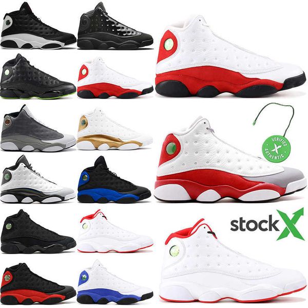 

basketball shoes mens sneakers university gold obsidian powder blue reverse red flint court purple black houndstooth jumpman 13 for men 2m3d, Black;white