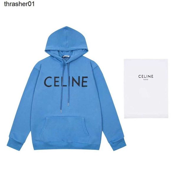 

men's hoodies designer sweatshirts ce fashion brand new letter printed men's women's loose lovers streetwear hoodie, Black