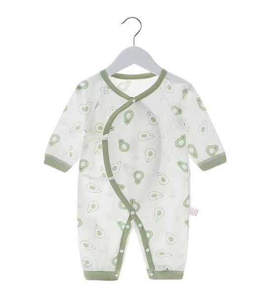 

baby romper clothes boys girls kids designer print long sleeve jumpsuit newborn clothing, Blue