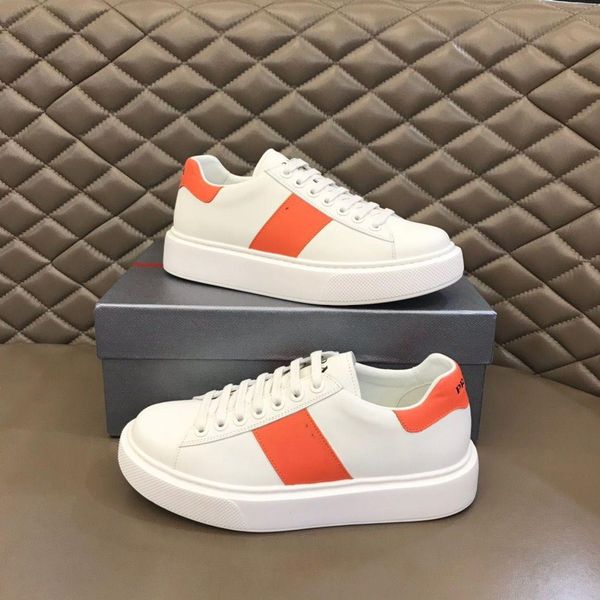 

mens sneakers sport shoes running shoes designer leather patchwork breathable outdoor walking athletic thick sole rlf, Black