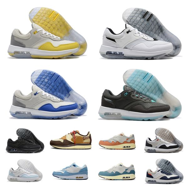 

max 1 patta waves running shoes airmaxs motif pn dust 87 noise aqua monarch hyper royal black white grey fog concepts x heavy mellow 1s scot