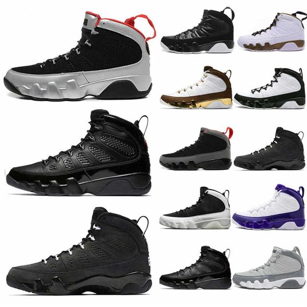 

basketball shoes sports trainers men 's sneakers blue gym red mens 9 9s men bred unc racer size 40-47 dvpt, Black;white
