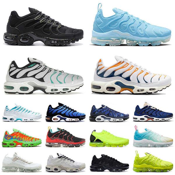 

basketball shoe fashion tn running shoes men trainers big size university blue off hyper jade women sports tn plus vapuormax terrascape moc, Black