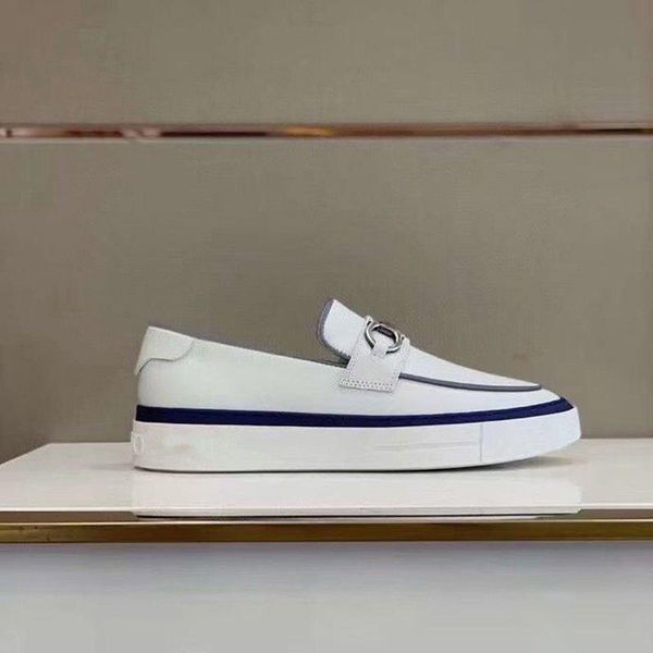 

2022 new sneakers cowhide fashion men comfortable casual flat shoes high shoes 38-45 mjkaa0019 rte, Black