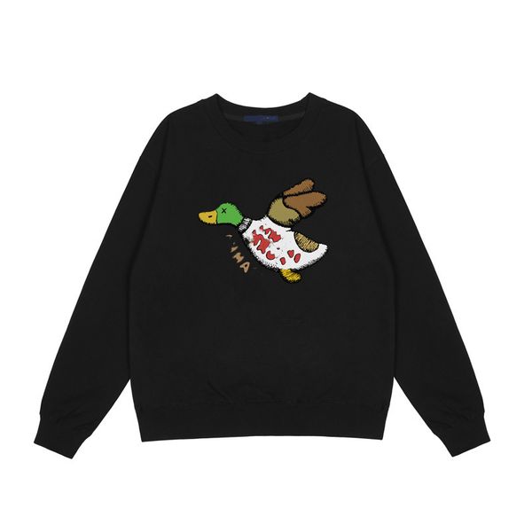 

fashion hoodies sweatshirts louiseity men women printed letter spring and autumn lightweight loose student casual sweatshirt viutonity 05-01, Black