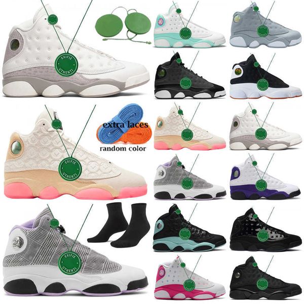 

basketball shoes sneakers cool grey french blue flint red solar green pink court purple cap university gold mens womens jordens 13 jumpman 4, Black;white