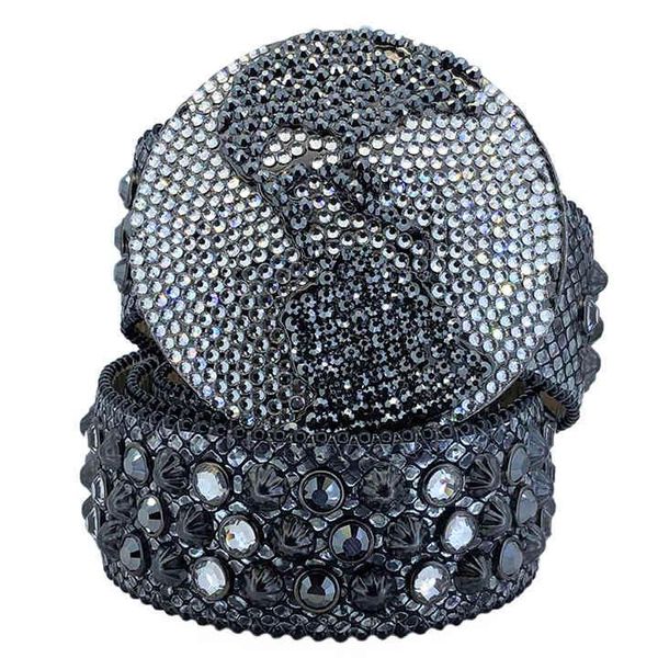 

pangea dark ski bb simon belt for women men digner belts with bling rhinton as christmas birthday gift bfr, Black;brown