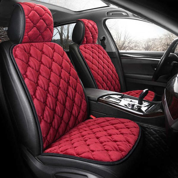 

car seat covers car seat cover front rear flocking cloth cushion non slide auto accessories universal seat protector mat pad keep warm winte
