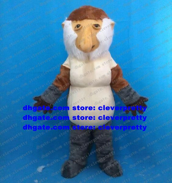 

proboscis monkey nobkirelch nasalis larvatus bekantan mascot costume character marketing planning farewell party zx1158, Red;yellow