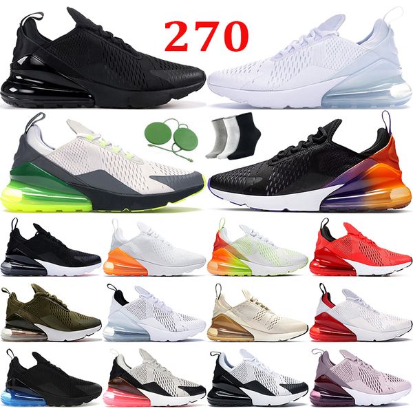 

running shoes 270 270s triple black white university red total orange light bone olive platinum volt barely rose dusty cactus mens trainer s