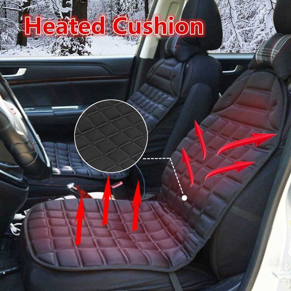

car seat covers 12v heated cover heating heating electric cushion protector keep warm universal winter warmer t221110