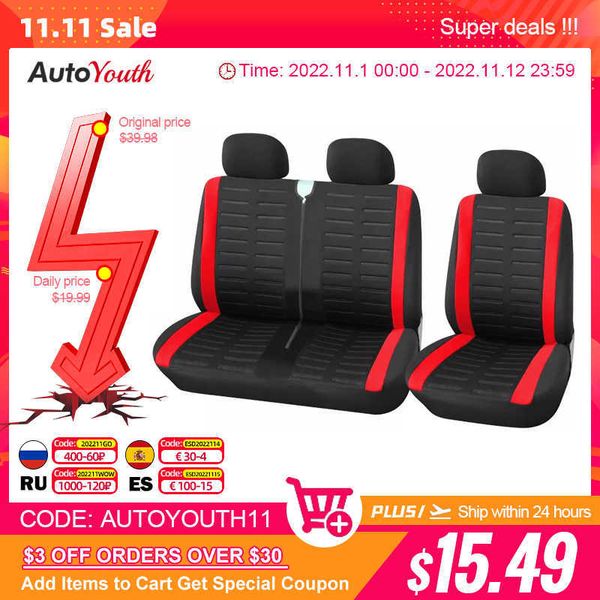 

car seat covers autoyouth breathable polyester suitable for 2 1 protect fits most truck van suv t221110