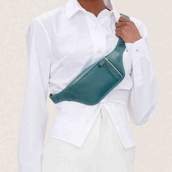 

shopping bags waist bags ja 2022 spring summer fashion personality suede leather letter zipper mini waistpack crossbody chest wallet 0921