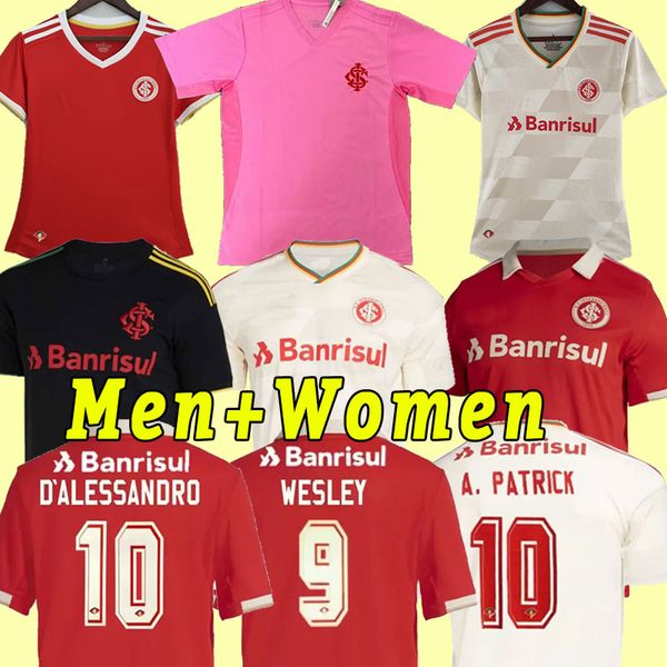 

22/23 sport club internacional soccer jerseys 2022 home red edenilson wanderson taison v.cuesta r. dourado wesley d'alessandro football, Black;yellow