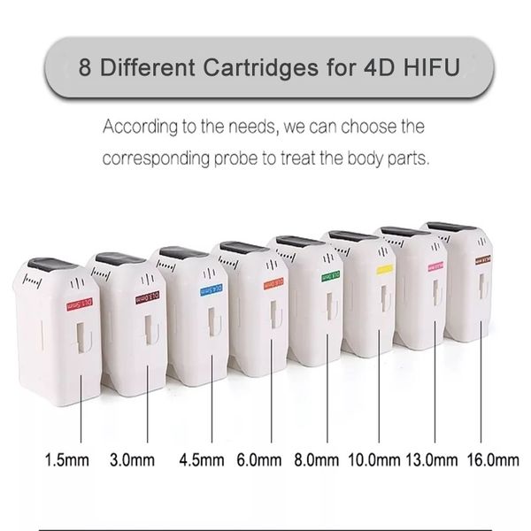 

portable slimming machine spare parts 4d hifu body and face cartridge 20000 s for high intensity focused ultrasound face lifting beauty inst