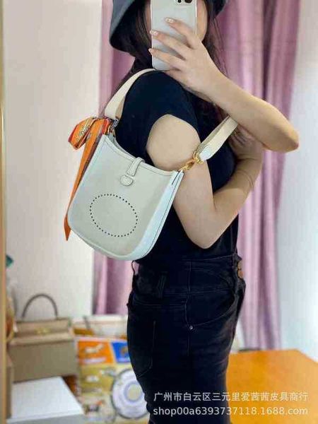 

end high leather women's bag evelyn mini bucket punching togo one shoulder cross carry 7yfx