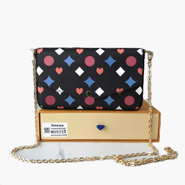 

shoulder bags fashion designers women handbags luxurys lady crossbody classic flowers leather messenger purses felicie chainstrendy colors