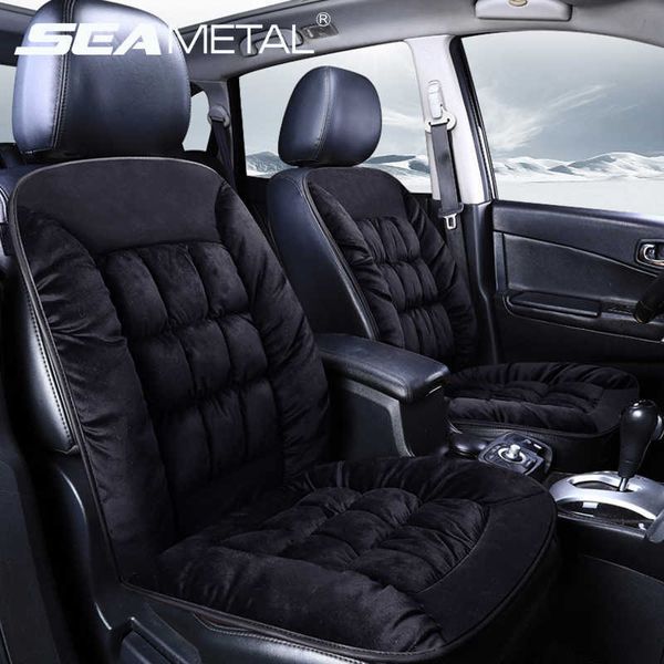 

car seat covers warm cover winter plush automobiles cushion protector interior accessories universal fur pad for t221110