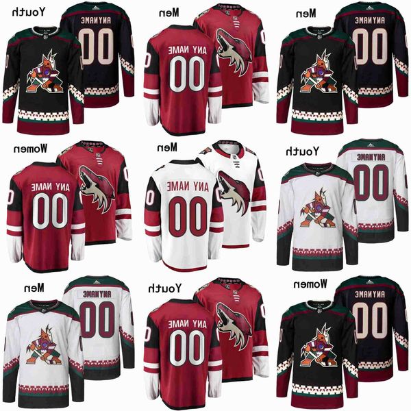 

arizona hockey coyotes jerseys 63 matias maccelli 12 nick ritchie 36 christian fischer 44 zack kassian 9 clayton keller 6 jakob chychrun 14, Black;red