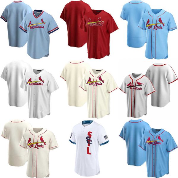 

custom jersey st. louis''cardinals''mens women youth 1 ozzie smith 6 stan musial 11 paul dejong 16 kolten wong baseball, Blue;black