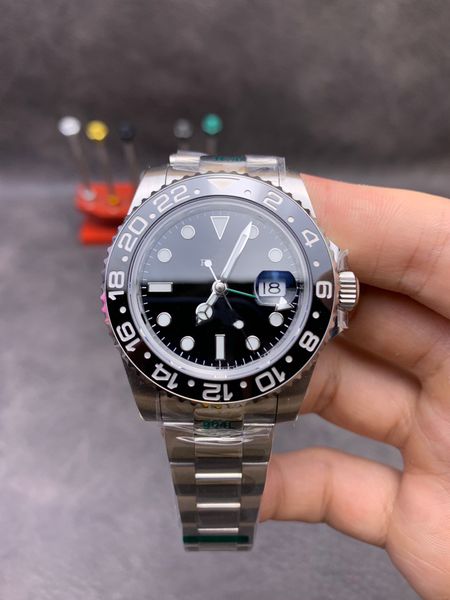 

men's watch full function quartz chronometer 42mm nylon luxury watch classic style stainless steel limited edition master, Slivery;brown