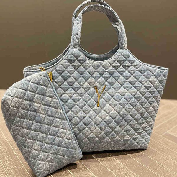 

evening bags designer diamond handbag women big tote bag leather simple and generous shoulder messenger shopping bag with wallet 220804