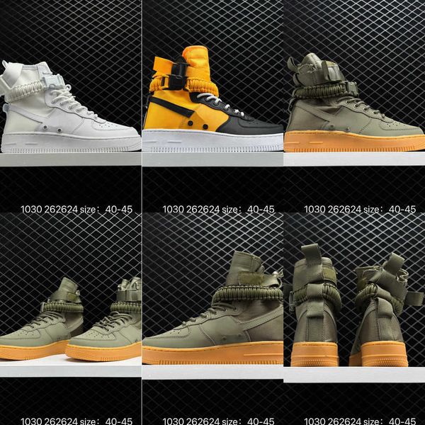 

men's special field 1 one shoes trainers high boot forces forces running sneakers unveils utility boots armed triple black white yellow