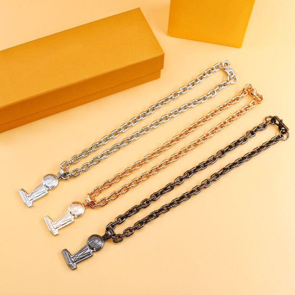 

new basketball pendant necklace chain for lovers fashion jewelry supply, Silver