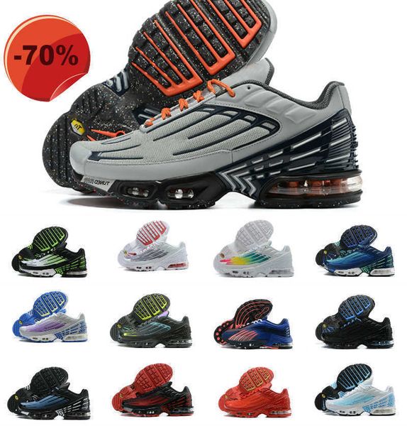 

turned tn plus 3 iii running shoes chaussures triple white black laser university blue green og usa red mens womens trainers sneakers sports