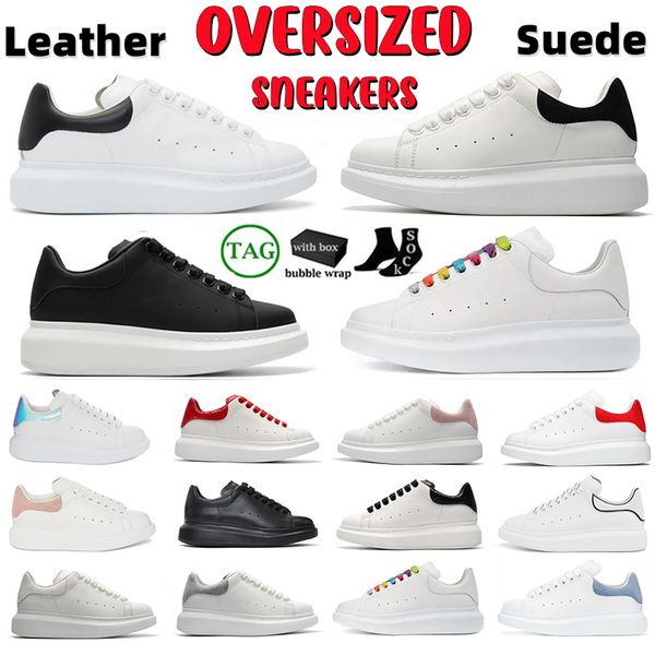 

designer oversized sneakers casual shoes women men sneaker platform sole white black espadrille leather