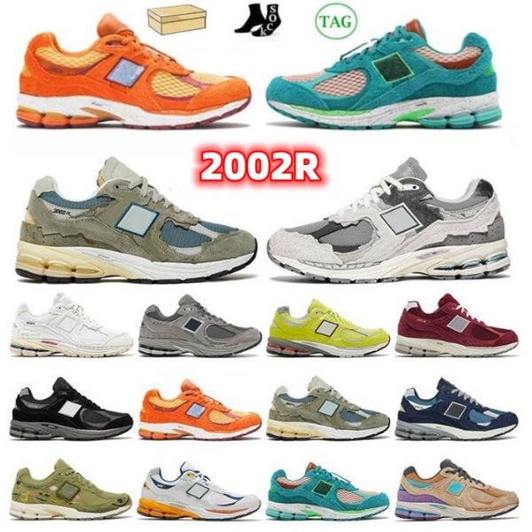 

2002r running shoes man and women sneaker with box size eur 36-45 83gu