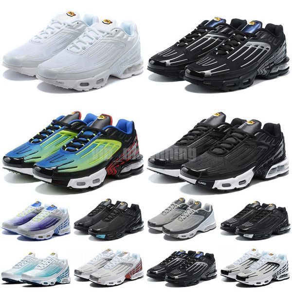 

2022 running shoes mens trainers runner sneakers fashion triple black white blue tn3 2022 tn plus 3 designer 40-46