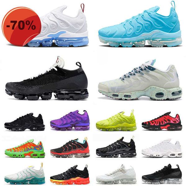 

plus authentic tn requin mens running shoes tns airness maxs ultra se terrascape offs white big size 12 13 university blue fly knit flynit