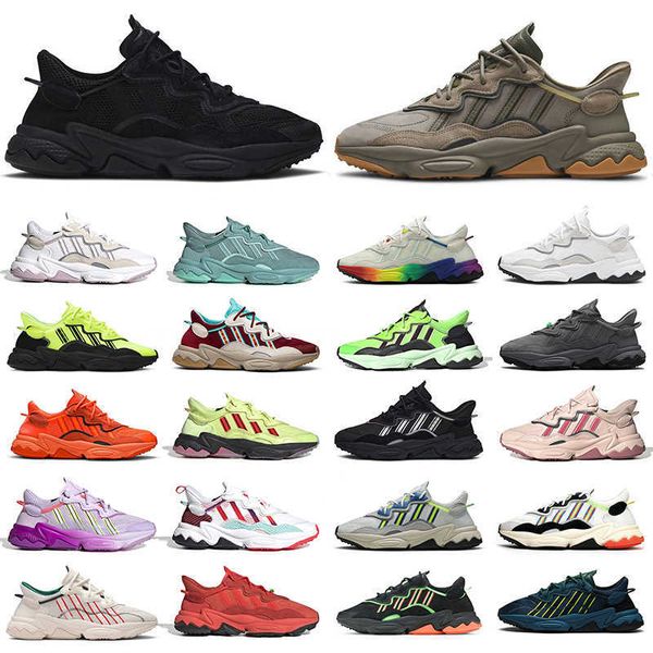 

running shoes mens trainers black carbon cloud white grey solar green pale nude oswego bold orange trace cargo ozweego men women