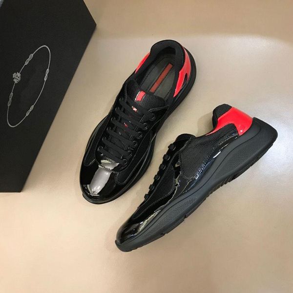

sneakers platform mens shoes leather trainers luxury designer for men flat casual shoeus38-45 sbf, Black