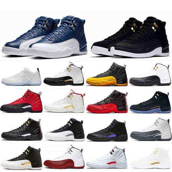

12 outdoor shoes for men game royal university gold 12s mens trainers utility lagoon pulse playoffs wings twist sports sneakers size, Black
