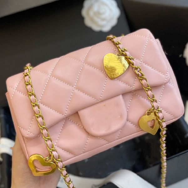 

2022 handbag luxury handbag name handbag women's crossbody bag fashion vintage leather chain shoulder bag c2