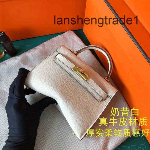 

herme designer milk handbags white second generation leather kelys messenger versatile mini portable chain bag 4xr4