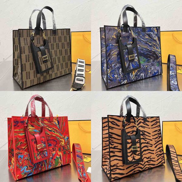 

shopping bags tote bag women embroidery print handbag high capacity shoulder packs designer crossbody female luxury purse 220407