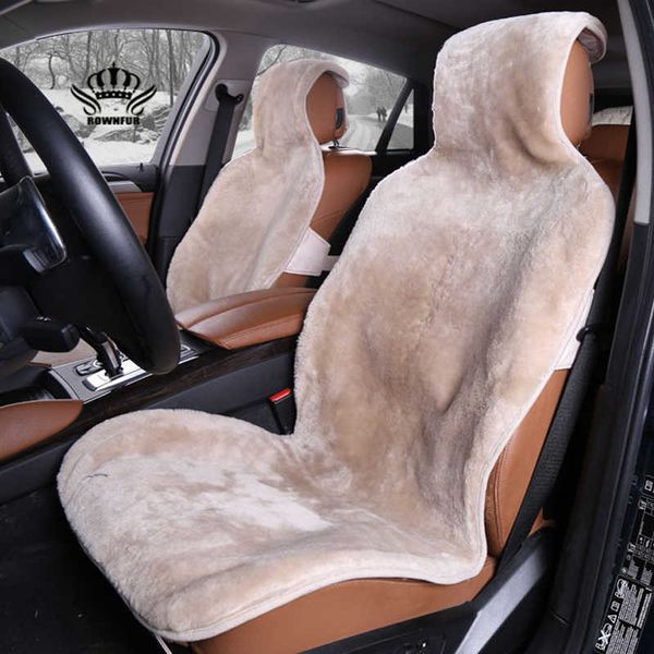

car seat covers kopoha mex fur car seat covers natural australian sheepskin wool cushion winter new plush car pad seat covers nc078 t221110